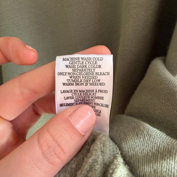 Z SUPPLY Women's Sage Green Relaxed Fit Long Sleeve Crewneck Top Size Small - Picture 7 of 9